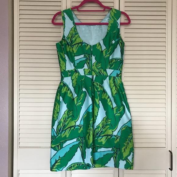 Vineyard Vines Banana Leaf Print Sheath Dress - Picture 3 of 5